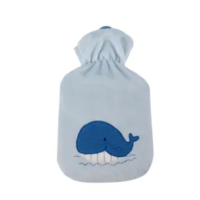 0.8 Litre Sanger Hot Water Bottle with Whale Cover