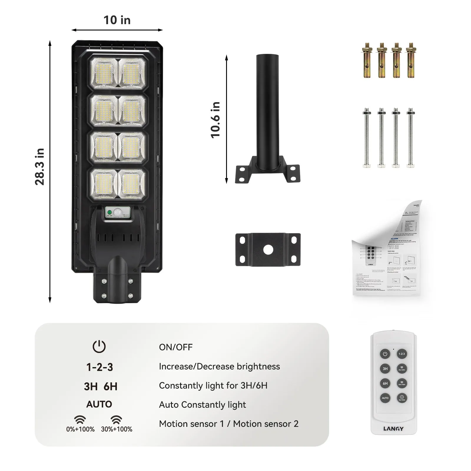 150W 200W solar street lights - ES03 Series