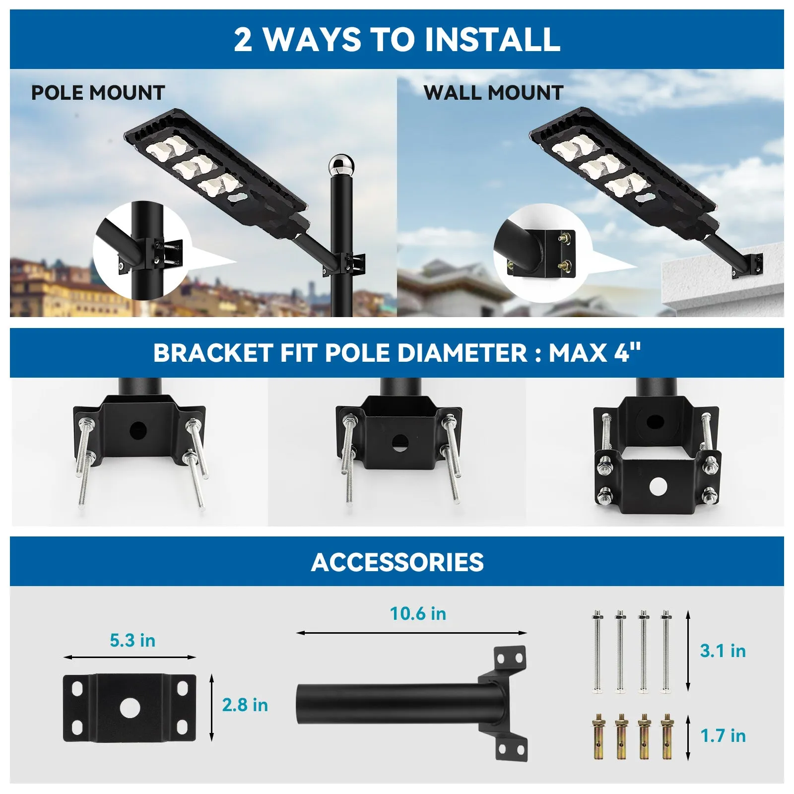 150W 200W solar street lights - ES03 Series