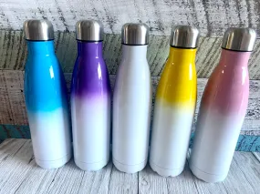 17oz Ombre Stainless Steel Sublimation Water Bottle