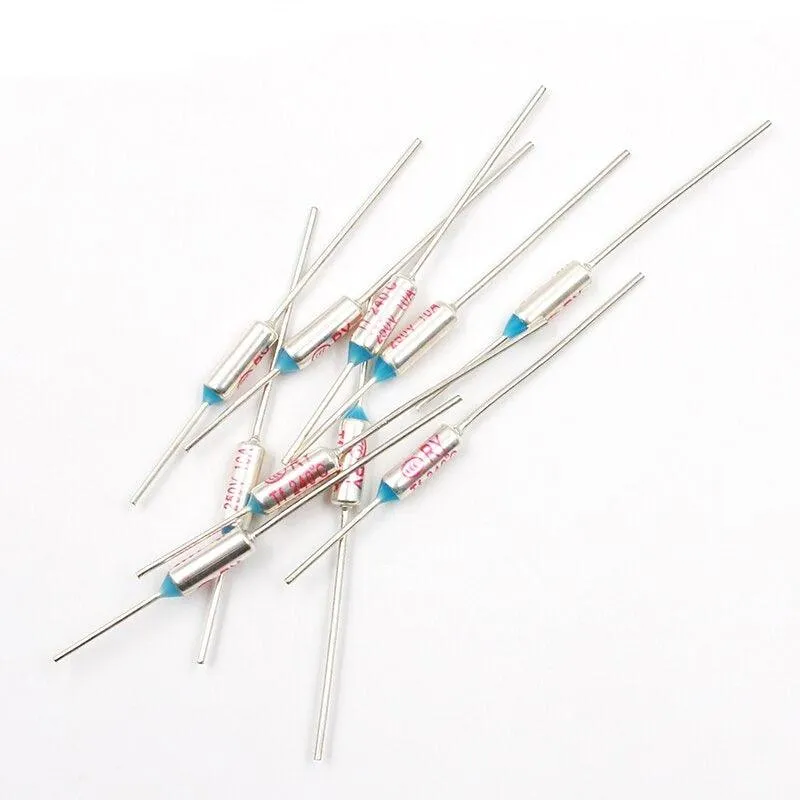 20Pcs TF 240 Celsius Degrees TF-240 Temperature Circuit Cut Off Thermal Fuse 250V 10A Eletric Rice Cooker Microwave Oven Refrige