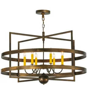 2nd Avenue Aldari 200109-27 Chandelier Light - Antique Copper