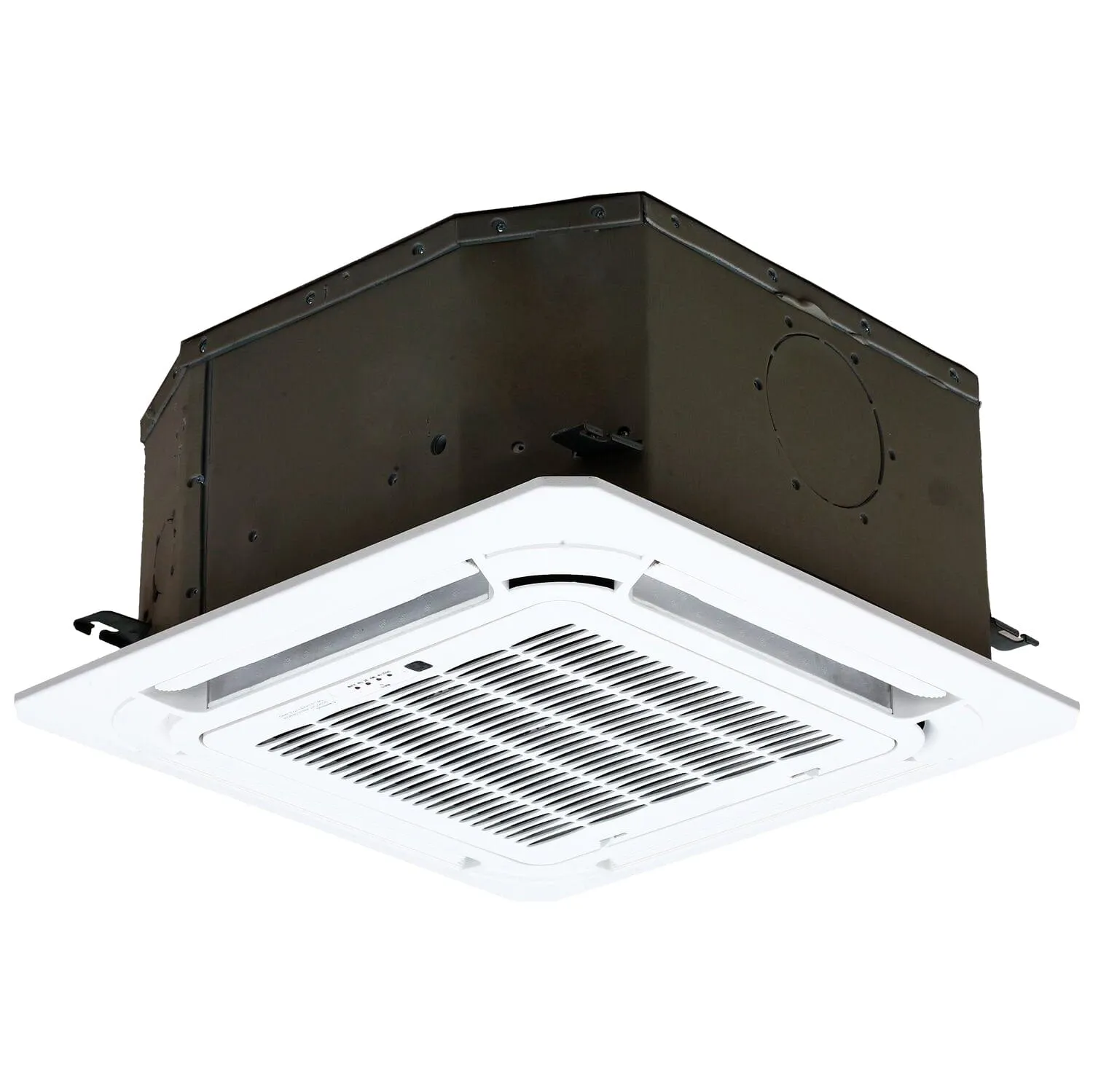 3-Zone Klimaire 20.8 SEER2 Multi Split Ceiling Cassette Ducted Recessed Air Conditoner Heat Pump System 12 18 24