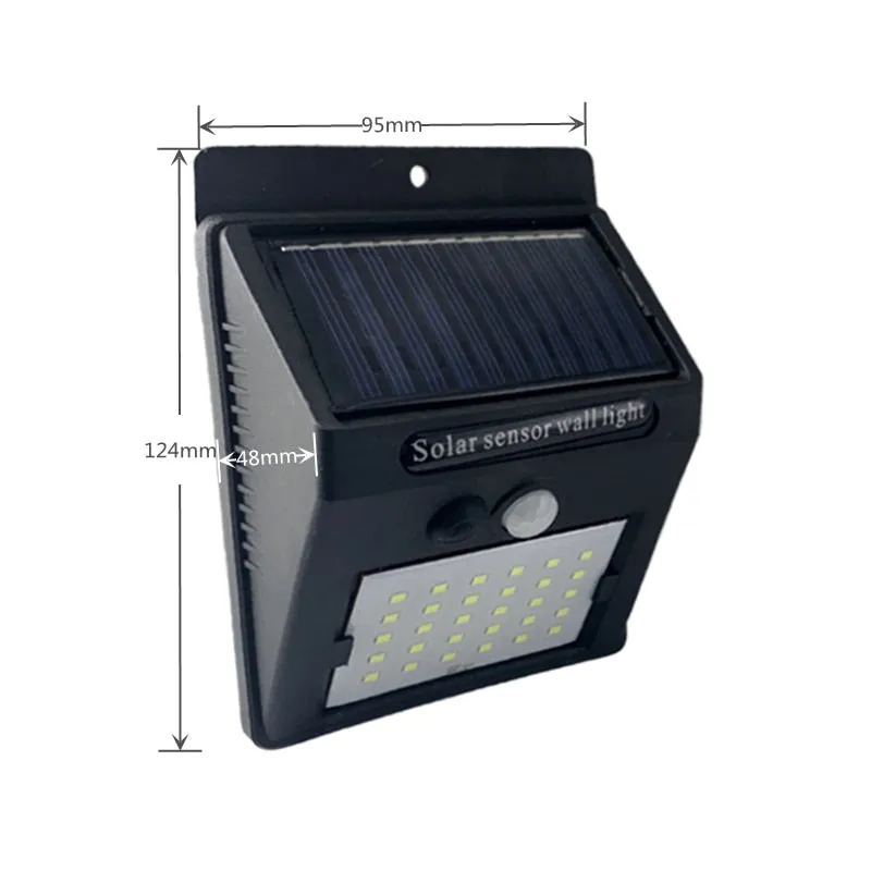 30 LED Cool White Solar Security Light