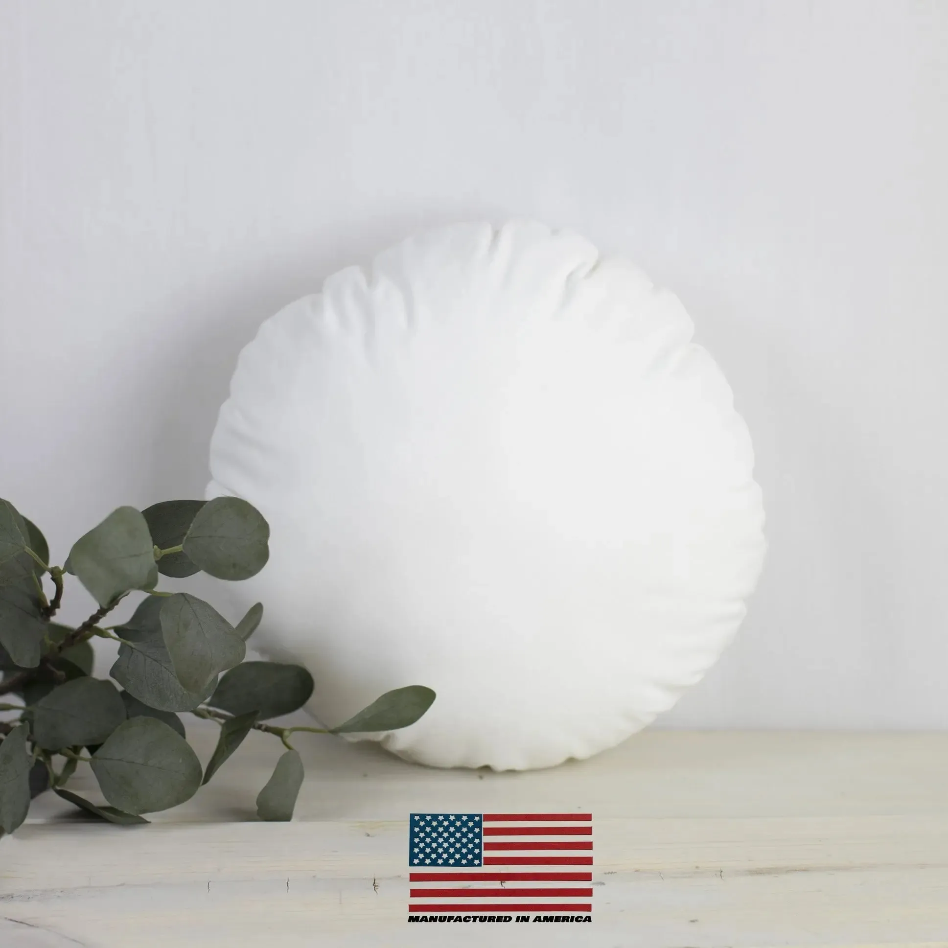 32" | Round Pillows Insert | Indoor Outdoor Hypoallergenic Polyester Pillow Insert | Quality Insert | Round Pillow Form | Round Pillow