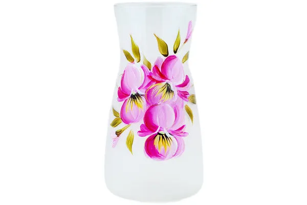 34 oz Carafe - Frosty Pansies