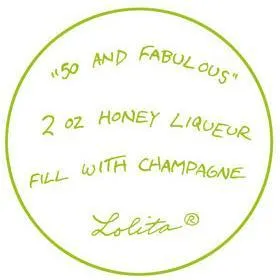 50 and Fabulous Wine Glass by Lolita®