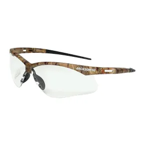 50012 Jackson Safety SG Safety Glasses, Customizable, Anti-Fog|Anti-Scratch