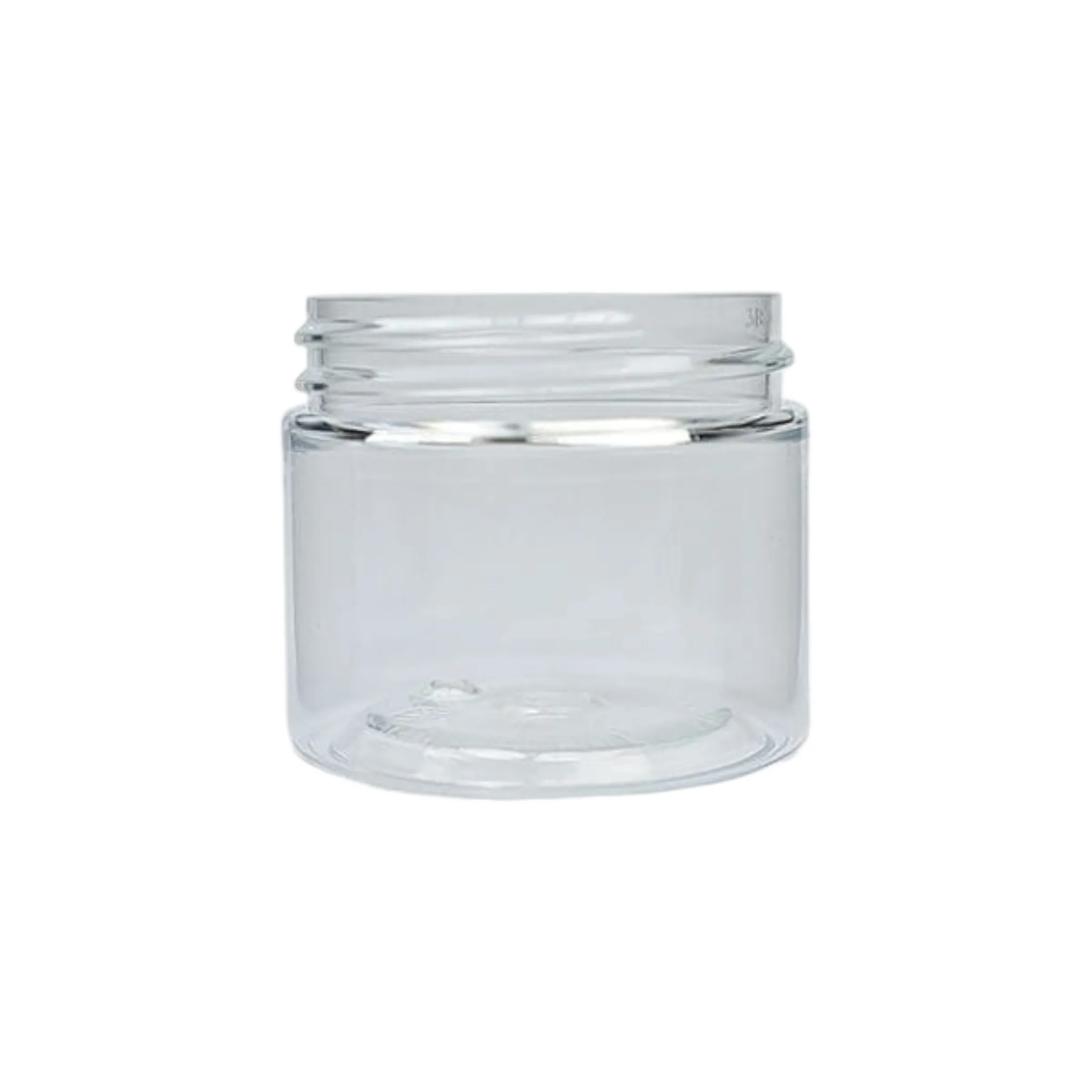 50ml Acrylic Cosmetic Jar with Silver Lid