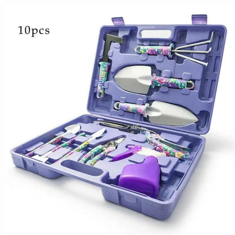 5/10Pcs. Garden Tool Set with Case