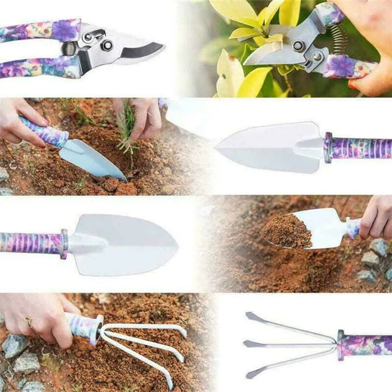 5/10Pcs. Garden Tool Set with Case