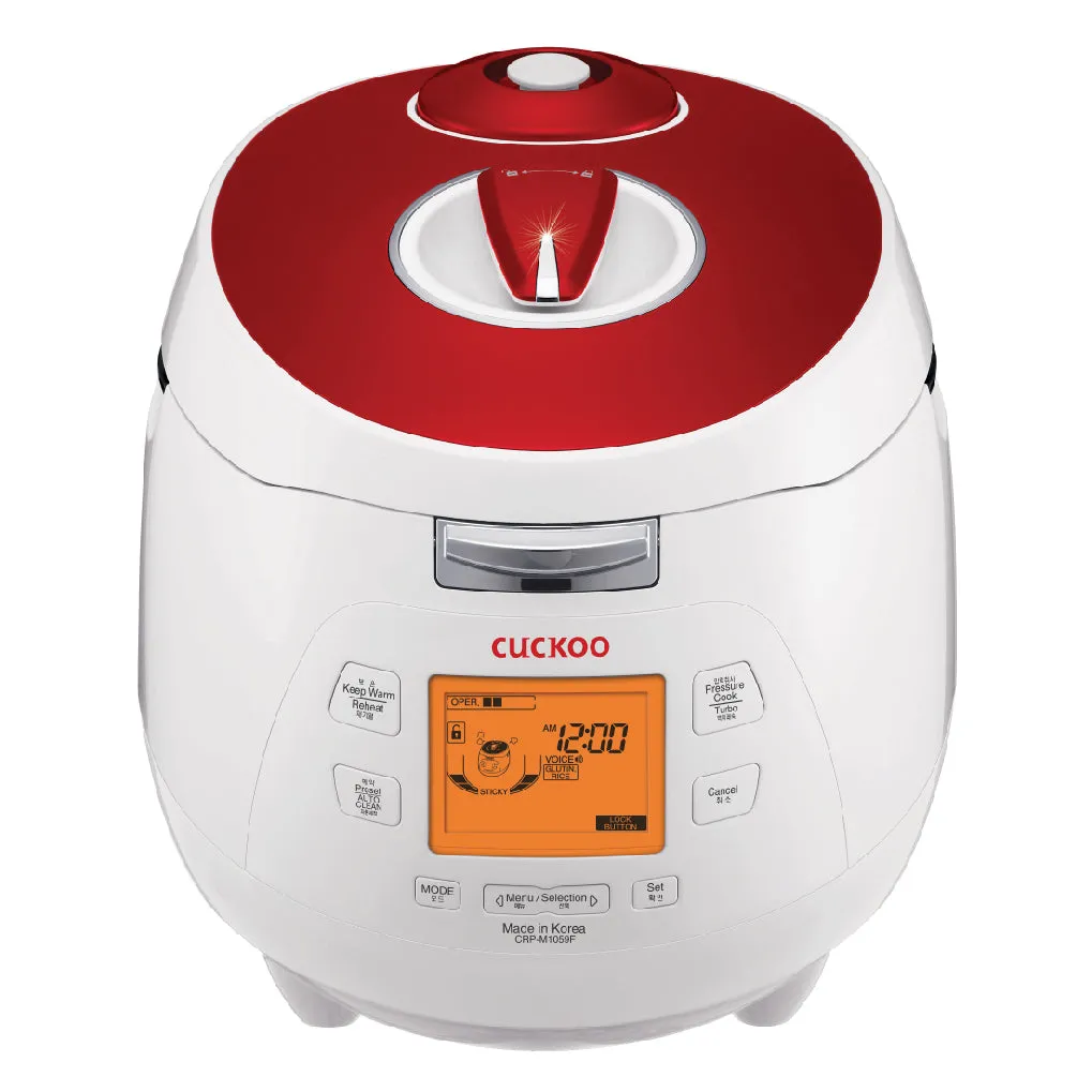 6-Cup Electric Pressure Rice Cooker with KOR Voice Navigation (CRP-M1059F)