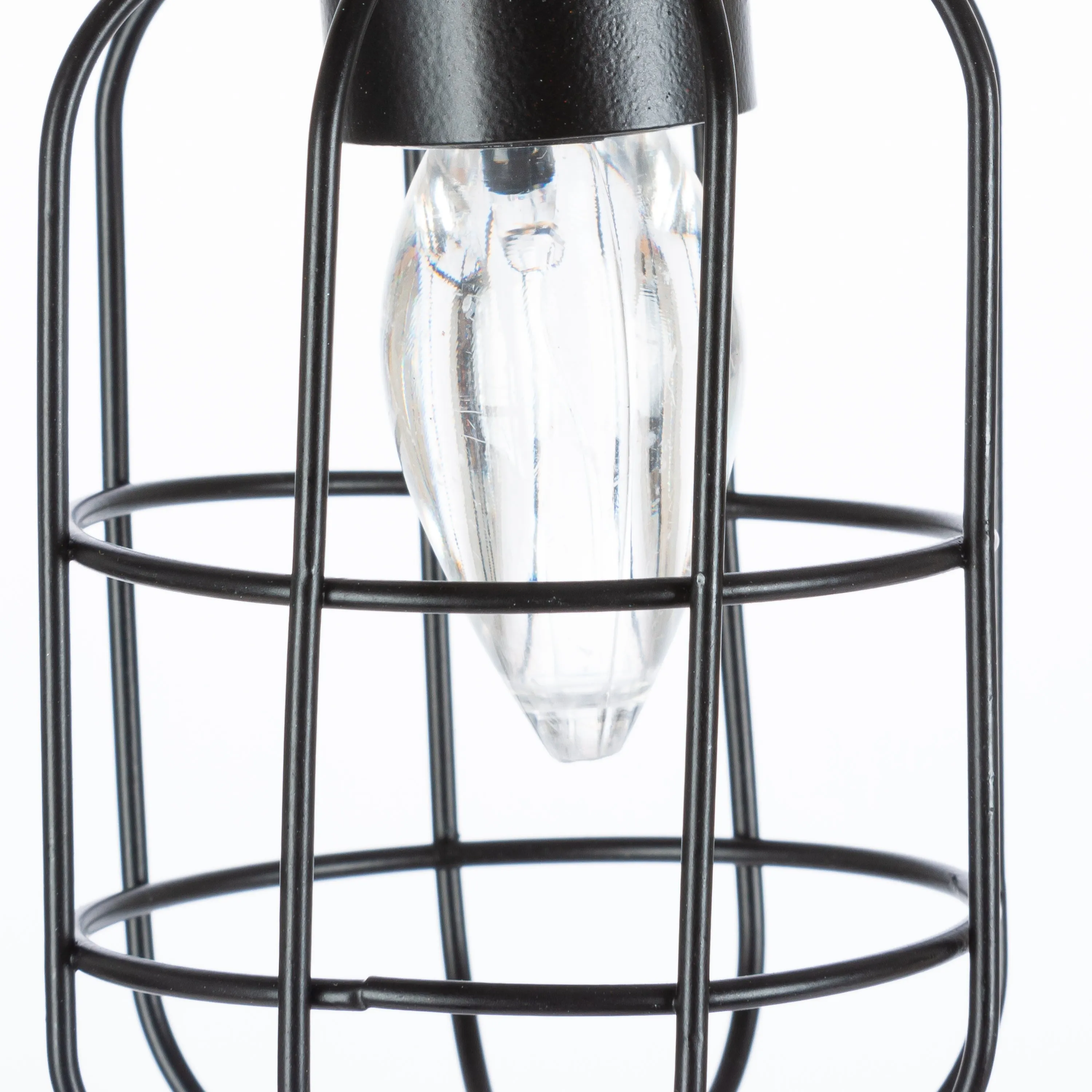 6 ft. L Solar Cube Cage Patio String Lights