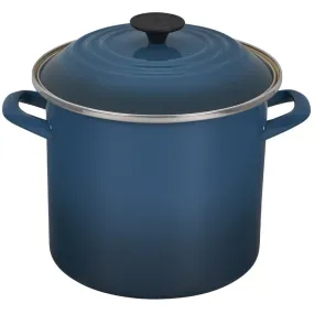 8-Quart Enamel On Steel Stockpot - Deep Teal