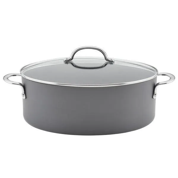 8-Quart Professional Nonstick Oval Hard Anodized Stockpot