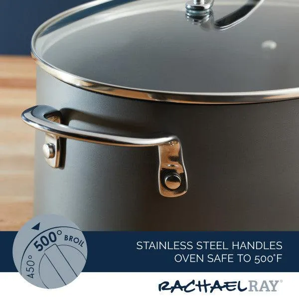 8-Quart Professional Nonstick Oval Hard Anodized Stockpot