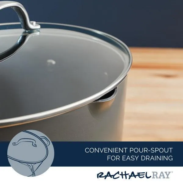 8-Quart Professional Nonstick Oval Hard Anodized Stockpot