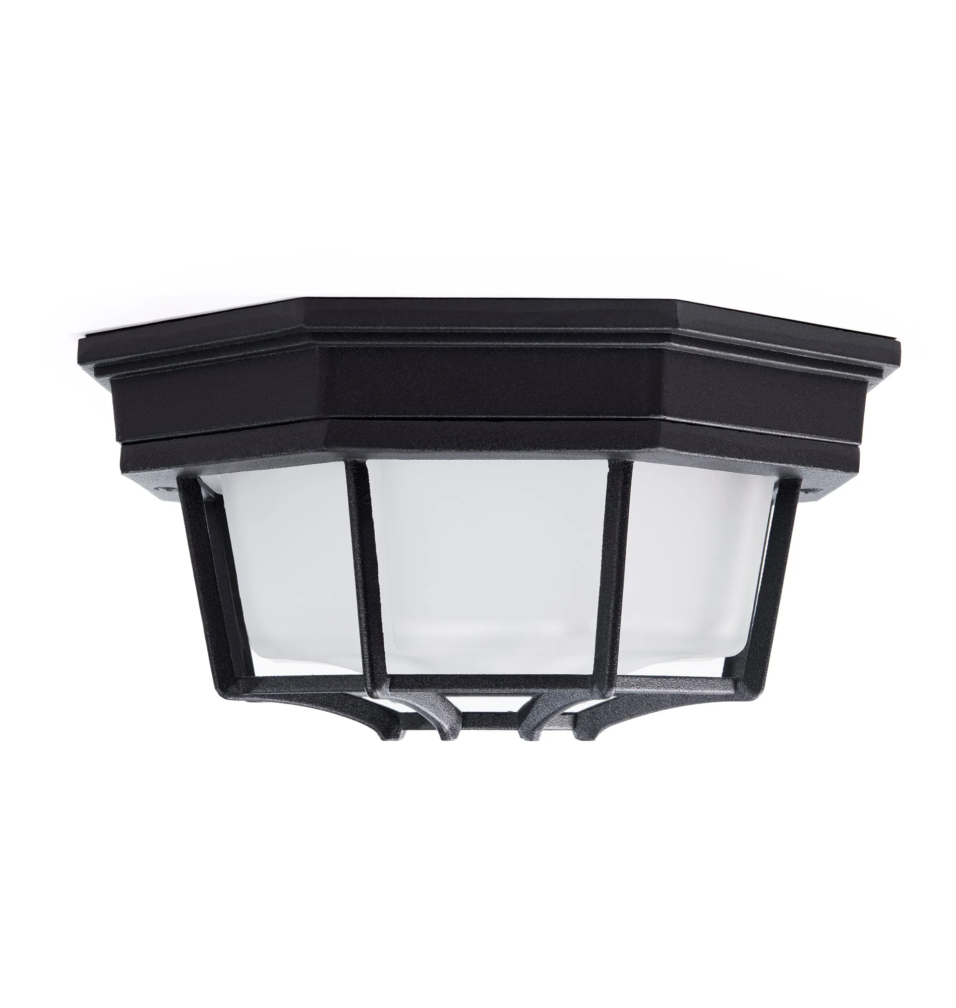 8.4” Integrated LED Nautical Bulkhead Light, Black Finish, 900 Lumens, 3K