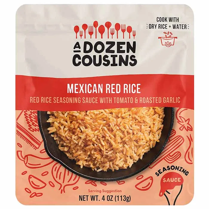 A Dozen Cousins - Rice Seasoning Sauce, 4oz | Multiple Flavors