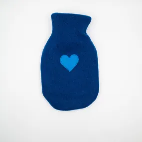 Admiral Blue Cashmere Small Hot Water Bottle