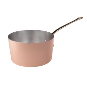 Agnelli Copper Mini Saucepan With Brass Handle, 16.7-Oz