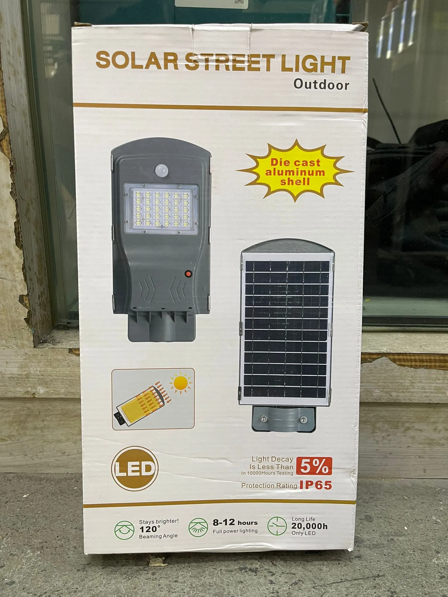 Aiko 30W Led Solar Lamp | Model : LED-GYSSLB30W