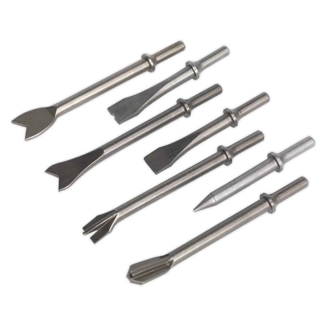 Air Hammer Chisel Set 7pc .401" Shank