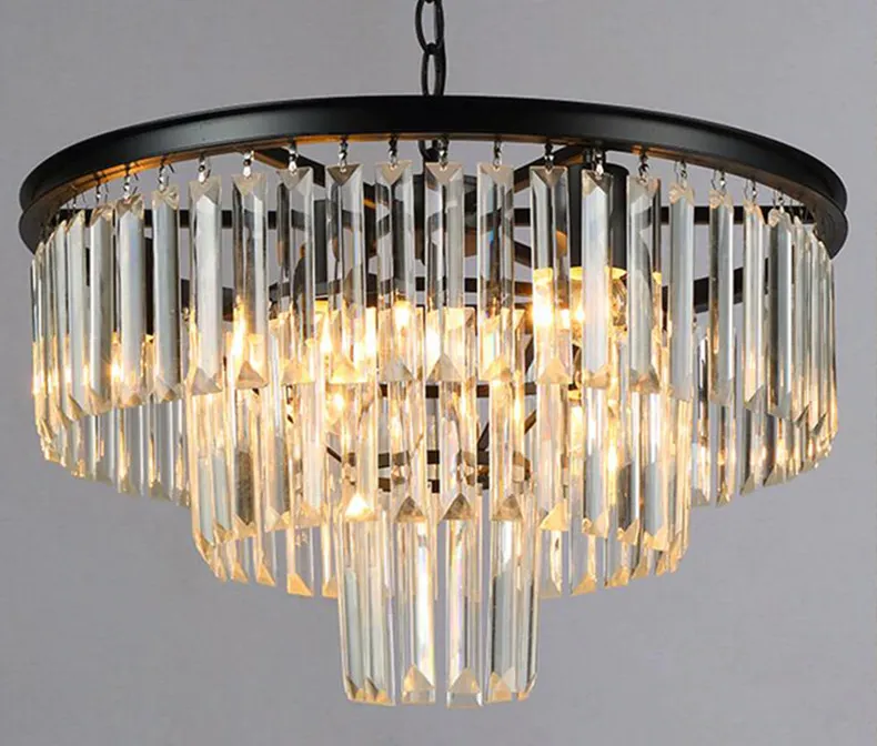 Ajax Quinate Multi-Tier Crystal Chandelier