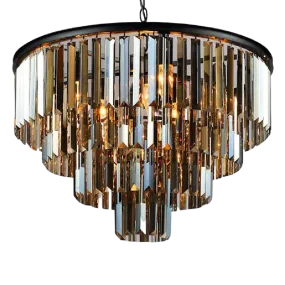 Ajax Quinate Multi-Tier Crystal Chandelier