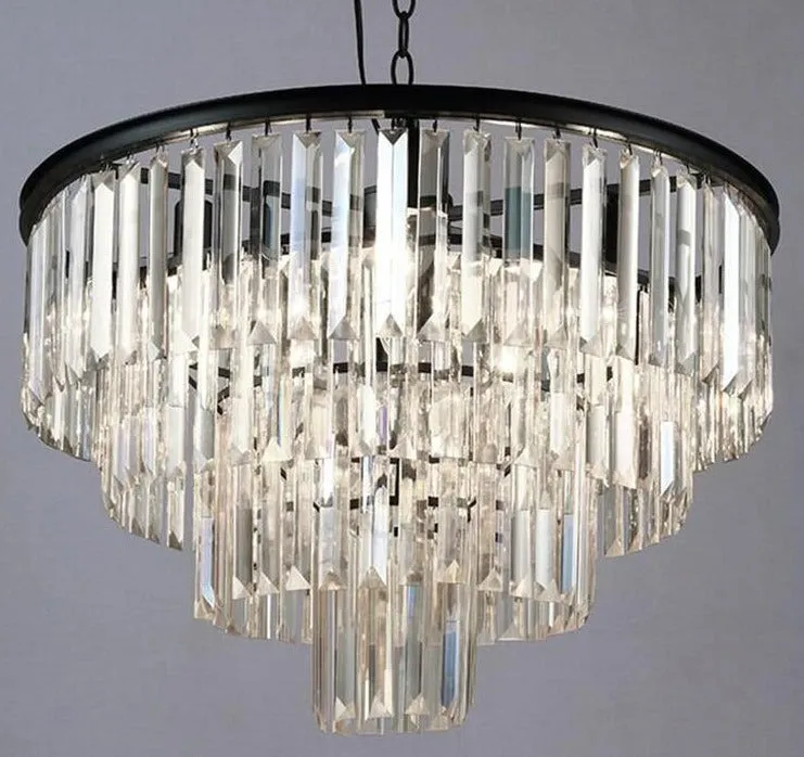 Ajax Quinate Multi-Tier Crystal Chandelier