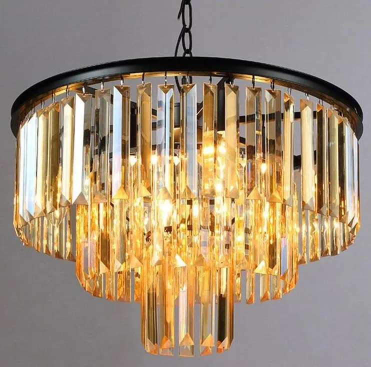 Ajax Quinate Multi-Tier Crystal Chandelier