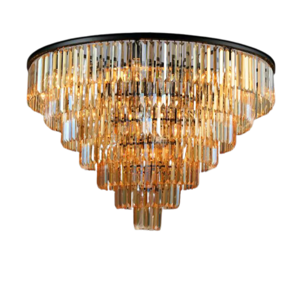 Ajax Quinate Multi-Tier Crystal Chandelier