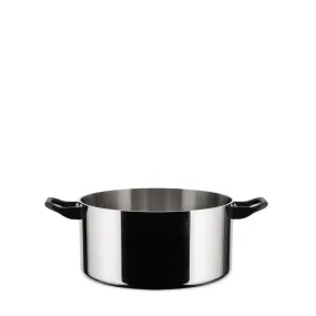 Alessi 90101/16 T La Cintura di Orione steel casserole with two handles diam.16 cm.