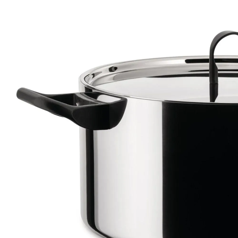 Alessi 90101/16 T La Cintura di Orione steel casserole with two handles diam.16 cm.