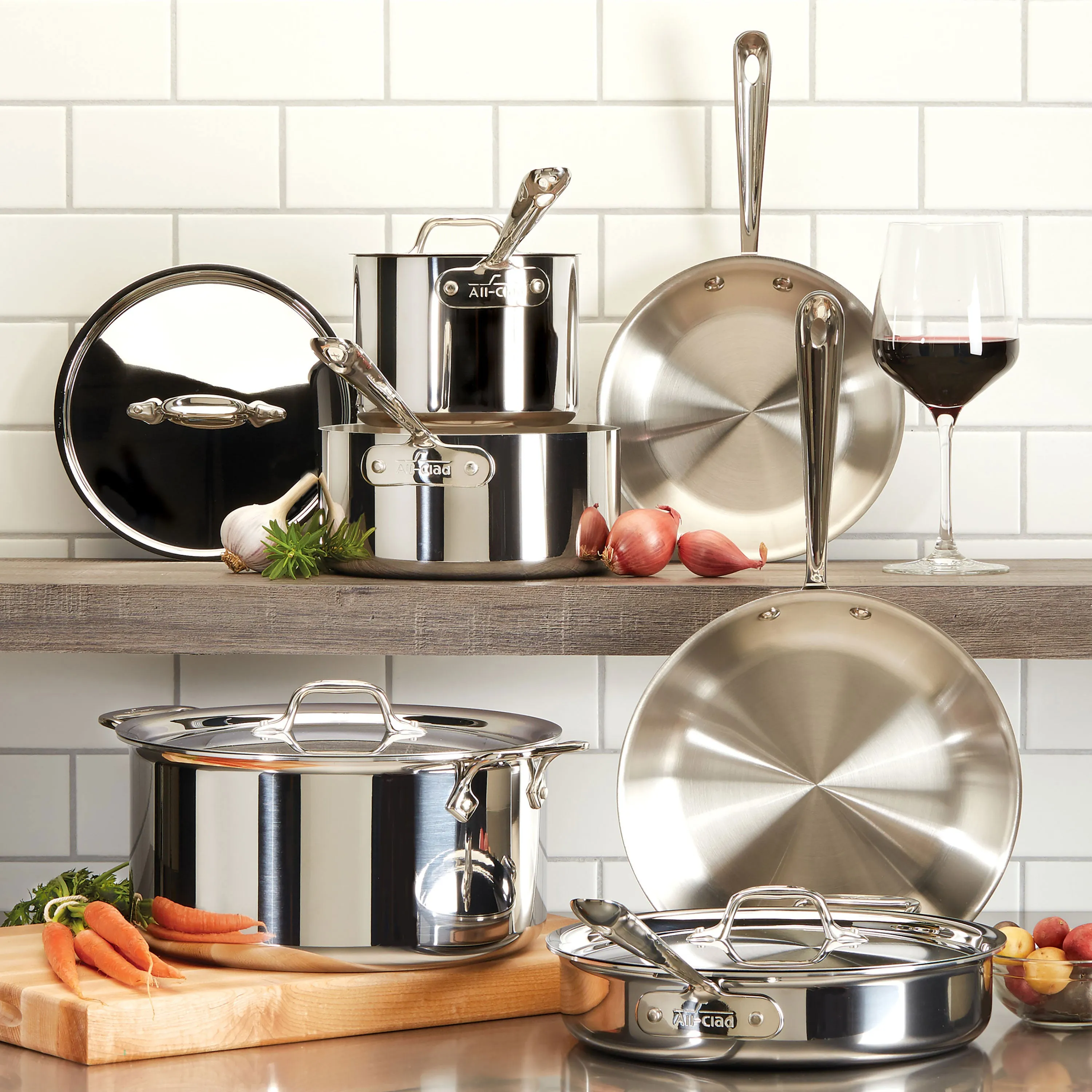 All-Clad d3 Stainless 1.5-quart Saucepan