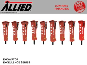 ALLIED RAMMER Excellence series excavator hydraulic hammers