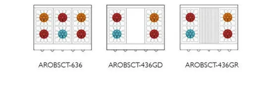 American Range AROBSCT636N Cuisine Sealed-Burner Rangetops 36" Natural Gas