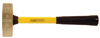 Ampco Safety Tools H-14FG 2 lb. Double Face Engineers Hammer with Fiberglass Handle (1 Hammer)