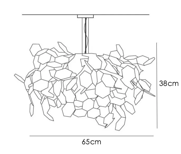 Andromeda chandelier