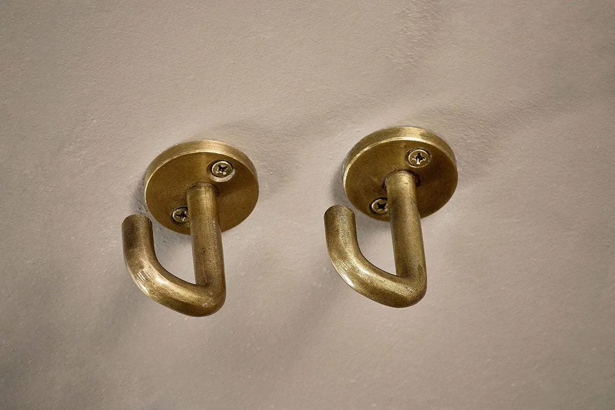 Aniko Iron Ceiling Hook - Brass (Set of 2)