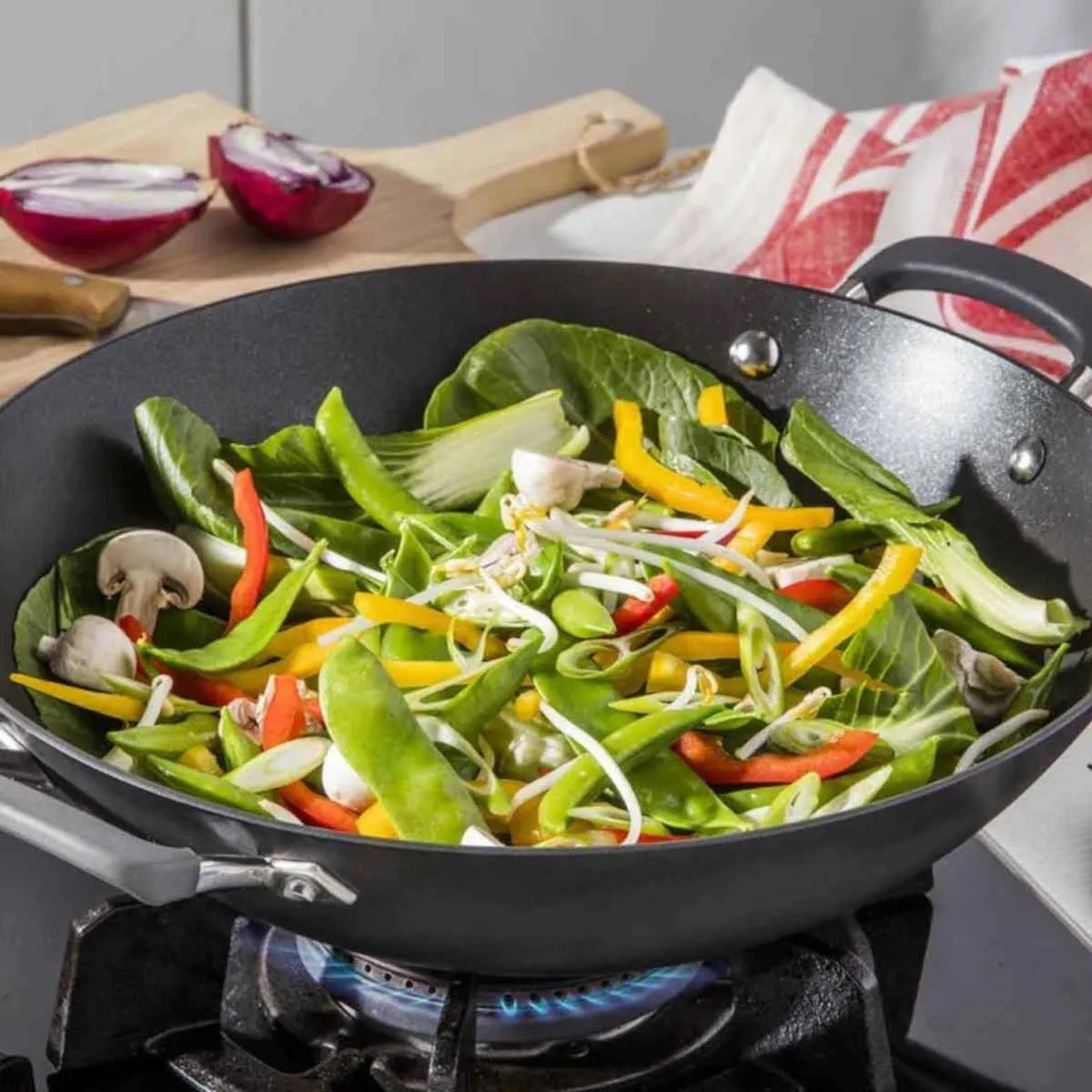 Anolon Endurance  Nonstick Induction Wok 36cm