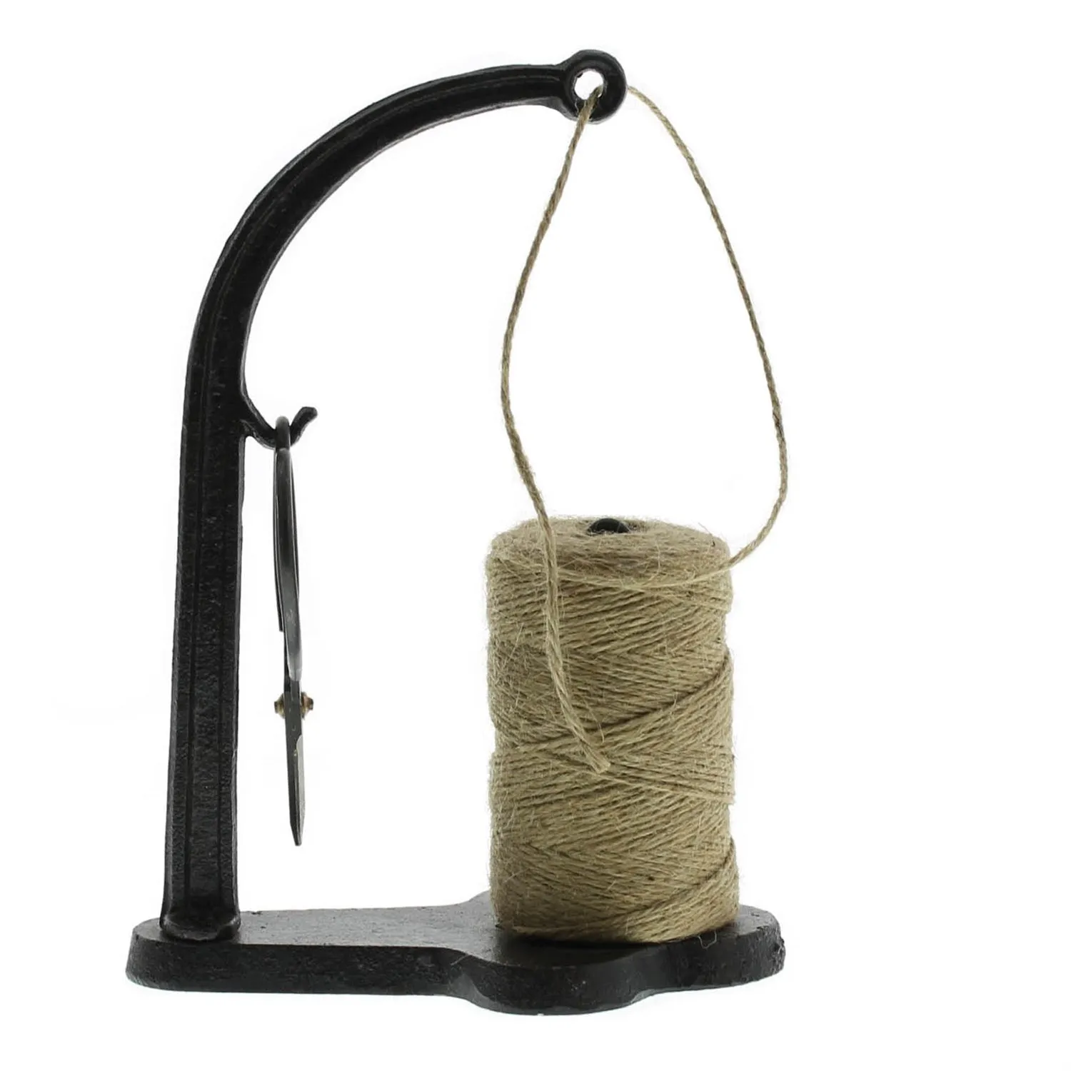 Antique Black Cast Iron Jute Dispenser