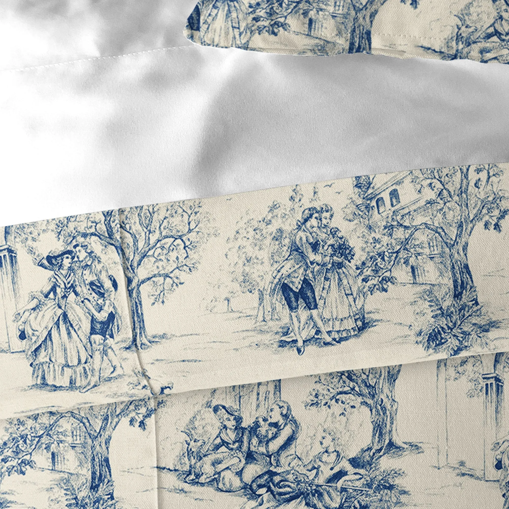 Archamps Toile Blue Bedding