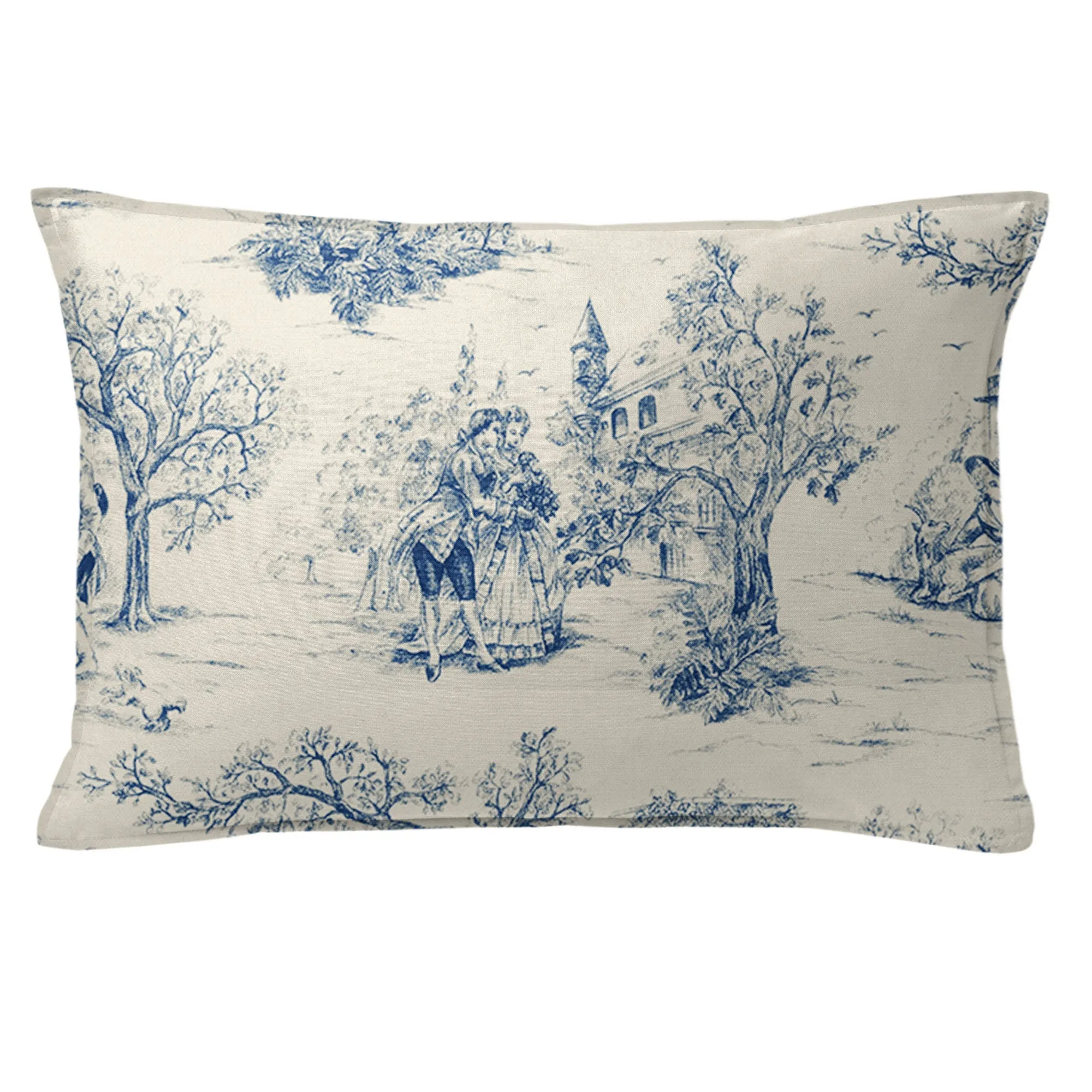 Archamps Toile Blue Bedding