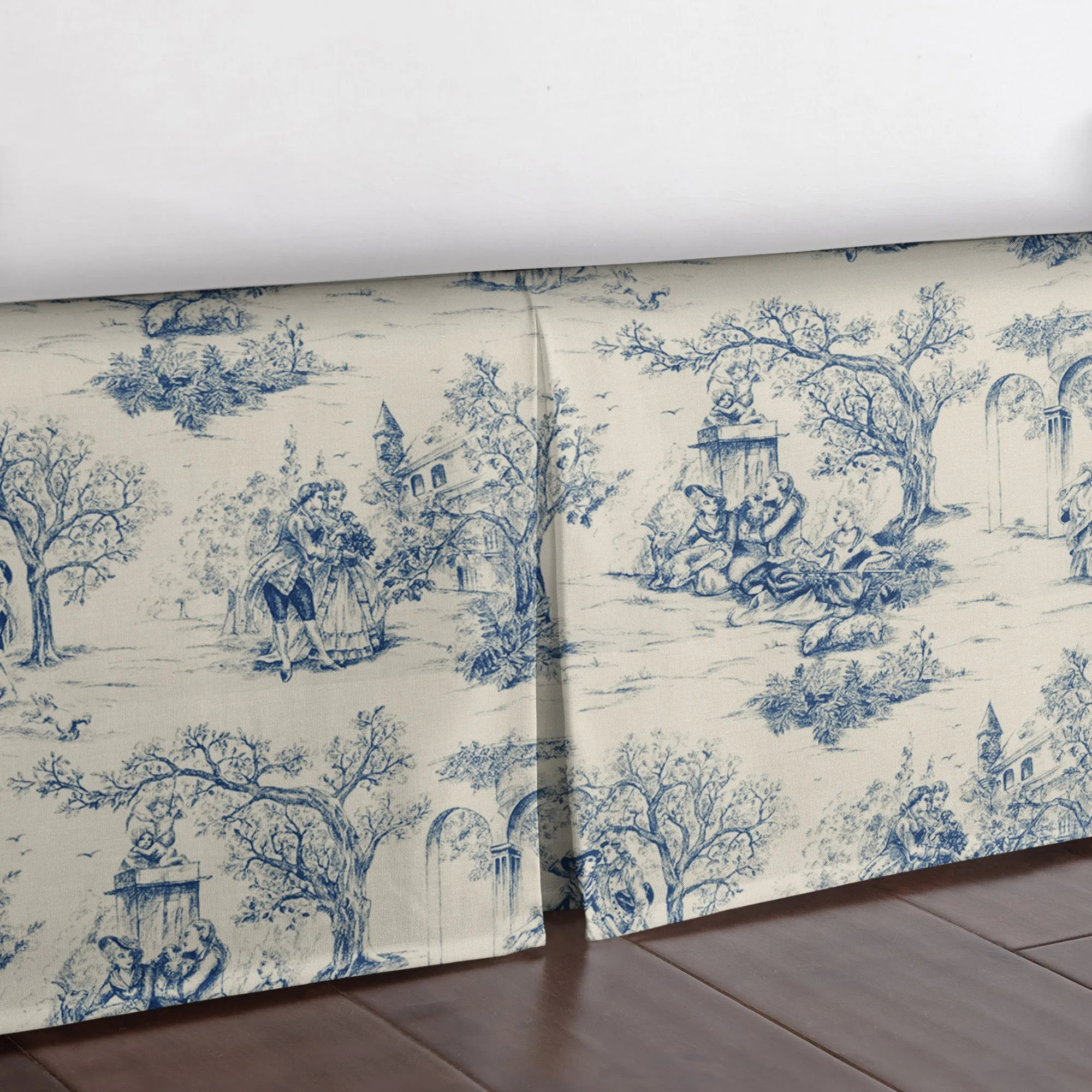 Archamps Toile Blue Bedding