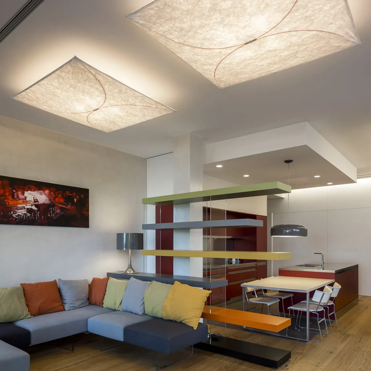 Ariette Fabric Wall & Ceiling Lamp