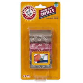 Arm & Hammer Deluxe 2-In-1 Litter Scoop Waste Bag Refills- 3Ct