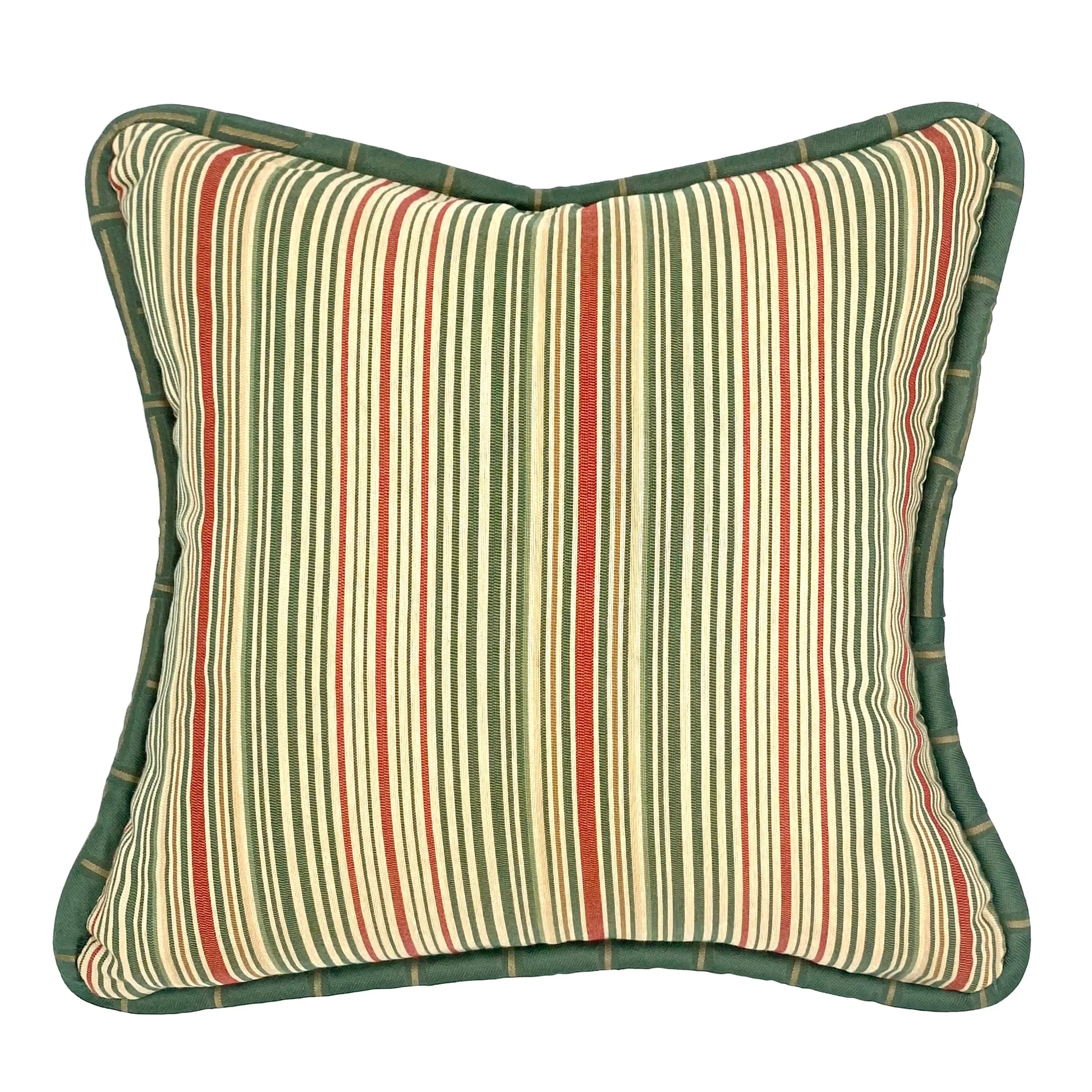 Aruba Cabana Striped Throw Pillow Cover 18x18