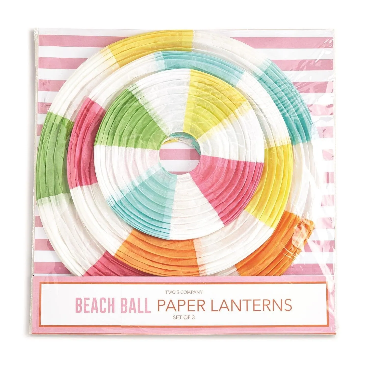 Beach Ball Lanterns Set of 3