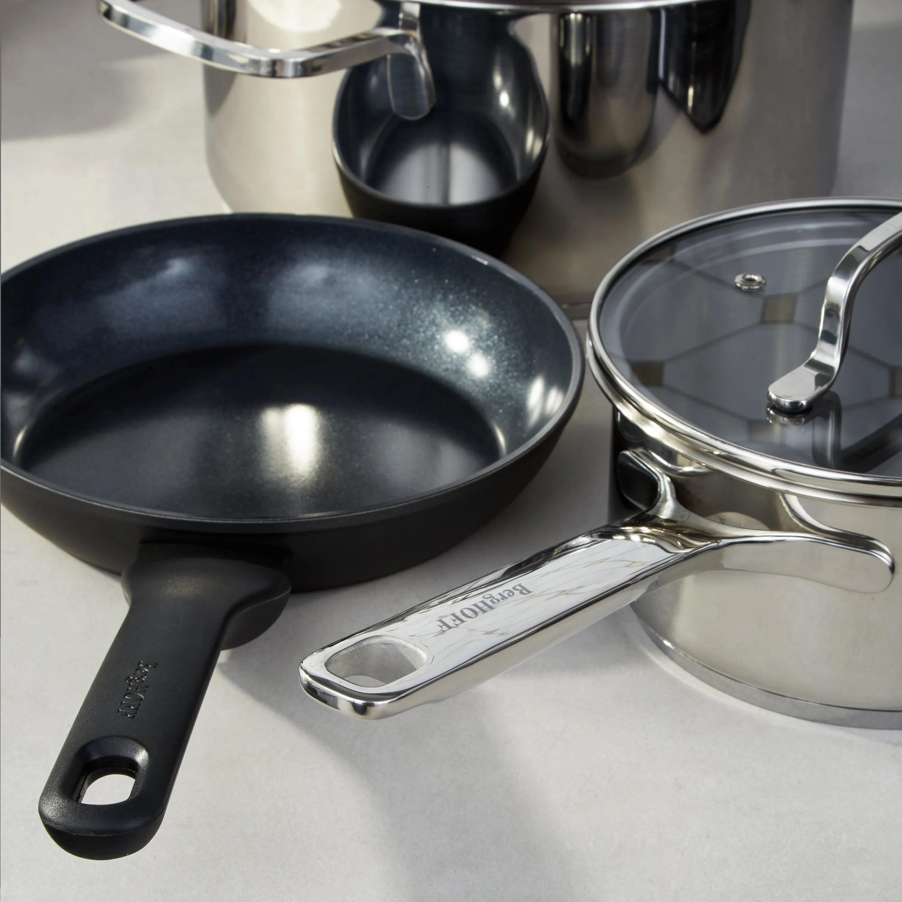 BergHOFF DiNA Helix Recycled 9pc Cookware Set